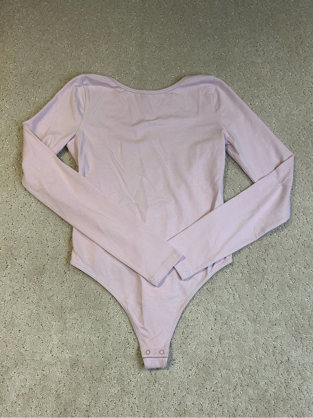 NWT Aritzia Homestretch‎ Dusty Pink Open-Back Bodysuit Size Small